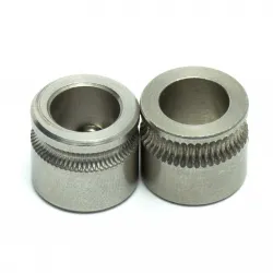 Engranaje tractor MK7 de acero inoxidable Ø8 mm para filamento de 1,75 mm y 3,00 mm