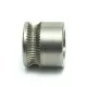 Engranaje tractor MK7 de acero inoxidable Ø8 mm para filamento de 1,75 mm y 3,00 mm