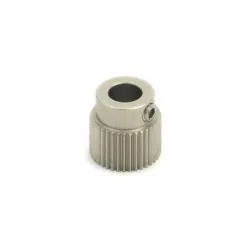 Polea extrusora MK de 36 dientes en acero inoxidable