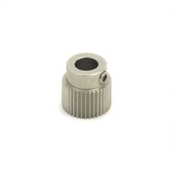 Polea extrusora MK de 36 dientes en acero inoxidable
