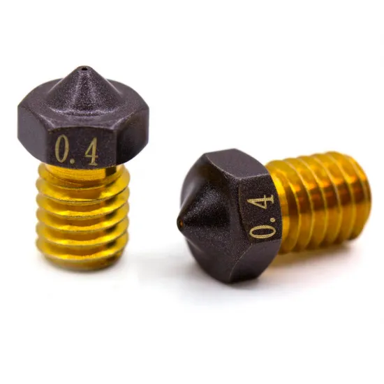 Boquilla V6 de Brass con recubrimiento exterior antiadherente - 0,4 mm