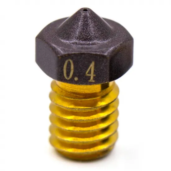 Boquilla V6 de Brass con recubrimiento exterior antiadherente - 0,4 mm