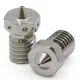 Nozzle - Boquilla de cobre plateado para filamento 1.75mm - 0.4mm
