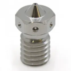Boquilla V6 de cobre plateado para filamento de 1,75 mm – 0,4 mm