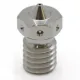 Nozzle - Boquilla de cobre plateado para filamento 1.75mm - 0.4mm