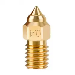 Boquilla de Brass M6 × 16,8 mm para Ender-5 S1, Ender-7 y Ender-3 V3 SE – 0,4 mm