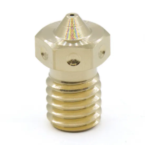 Boquilla Trianglelab V6 de Brass mecanizada por CNC para filamento de 1,75 mm - 0,5 mm
