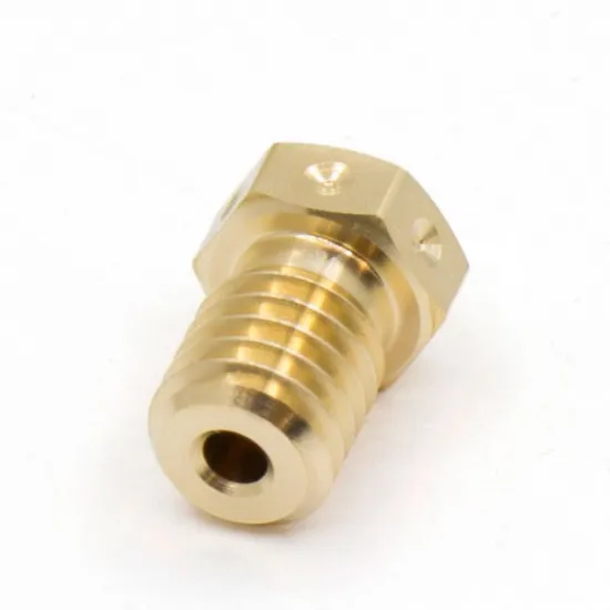 Boquilla Trianglelab V6 de Brass mecanizada por CNC para filamento de 1,75 mm - 0,6 mm
