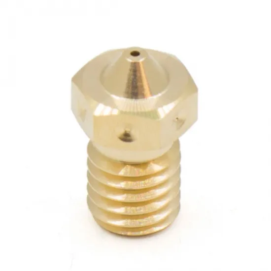 Boquilla Trianglelab V6 de Brass mecanizada por CNC para filamento de 1,75 mm - 0,6 mm