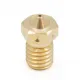 Boquilla Trianglelab V6 de Brass mecanizada por CNC para filamento de 1,75 mm - 0,6 mm