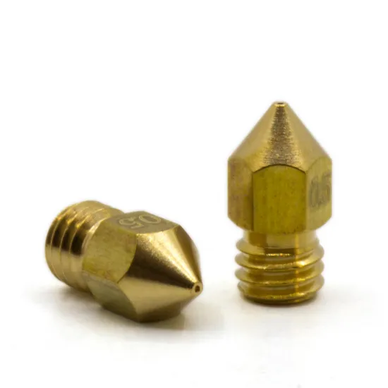 Boquilla MK8 de Brass M6 × 1 para filamento de 1,75 mm - 0,5 mm