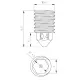 Nozzle - Boquilla de acero endurecido para hotend TZ-V6 para filamento 1.75mm - 0.3mm