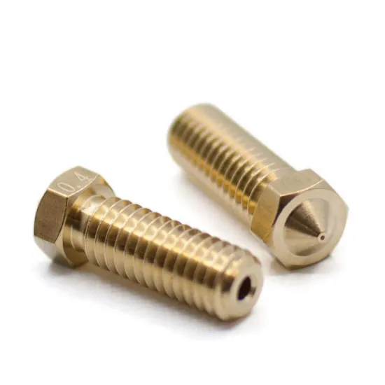 Boquilla tipo Volcano de Brass M6 para filamento de 1,75 mm – 0,4 mm