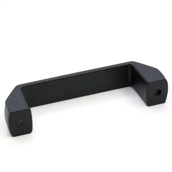 Asa de sujeción de aluminio, 120 mm entre orificios, Ø6,5 mm