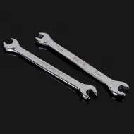 Llave fija doble de 6 y 7 mm para cambio de boquillas - acero cromo-vanadio