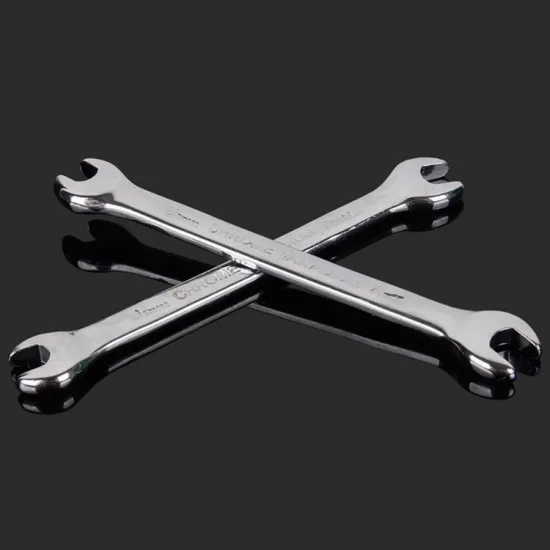 Llave fija doble de 6 y 7 mm para cambio de boquillas - acero cromo-vanadio