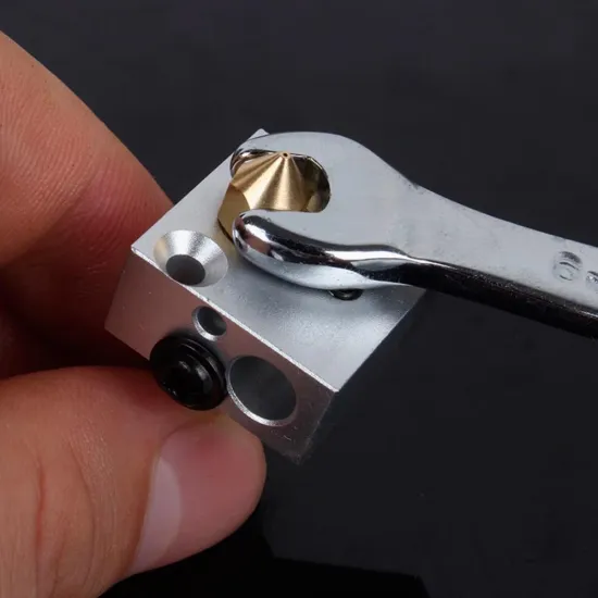 Llave fija doble de 6 y 7 mm para cambio de boquillas - acero cromo-vanadio