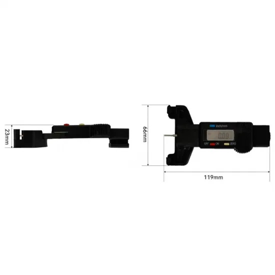 Medidor digital comparativo de tensión para correas GT2 con retorno elástico