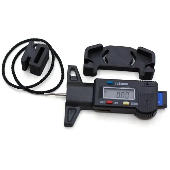 Medidor digital comparativo de tensión para correas GT2 con retorno elástico