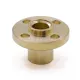 Tuerca T8×2 Brass con brida para husillo trapezoidal de 8 mm