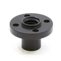 Tuerca POM T8×2 con brida para husillo trapezoidal de 8 mm