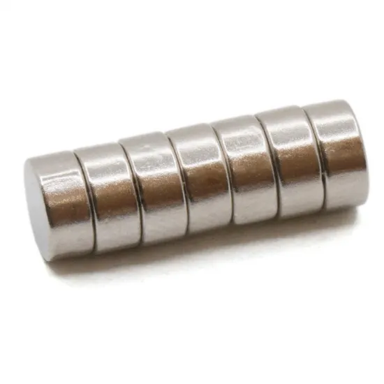 Imán de neodimio cilíndrico Ø6 × 3 mm — 1 unidad