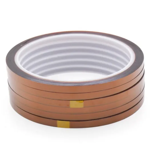 Cinta Kapton BGA de poliimida 5 mm × 33 m – resistente hasta 280 °C