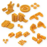 Kit de piezas impresas para Prusa i3 RepRap clásica — GT2 y extrusor tipo Wade