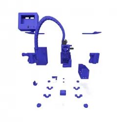 Kit de piezas impresas HTA3D para P3Steel / Prusa i3 Steel – Extrusión simple