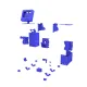 Kit de piezas impresas HTA3D para P3Steel Dual / Prusa i3 Steel – Doble extrusión