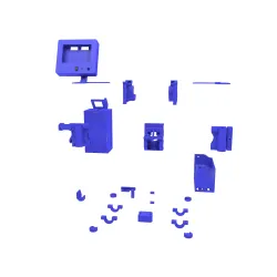 Kit de piezas impresas HTA3D para P3Steel Dual / Prusa i3 Steel – Doble extrusión