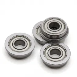 Rodamiento con pestaña F695ZZ blindado | 5 × 13 × 4 mm, brida 15 mm