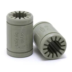 Casquillo lineal Igus DryLin RJ4JP-01-10 para eje de 10 mm — formato LM10UU