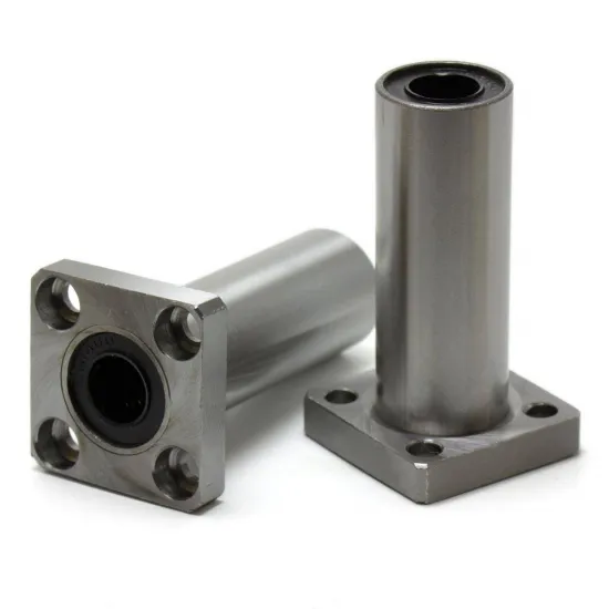 Rodamiento lineal largo LMK10LUU con brida cuadrada para eje de 10 mm