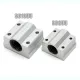 Rodamiento lineal SC12UU con soporte de aluminio para eje de 12 mm