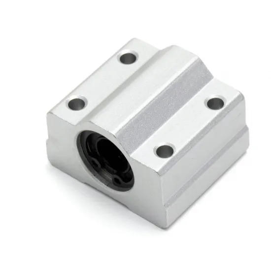 Rodamiento lineal SC10UU para varilla de 10 mm con soporte de aluminio