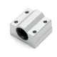 Rodamiento lineal SC10UU para varilla de 10 mm con soporte de aluminio