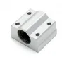 Imagen de Rodamiento lineal SC10UU para varilla de 10 mm con soporte de aluminio