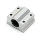 Rodamiento lineal SC12UU con soporte de aluminio para eje de 12 mm