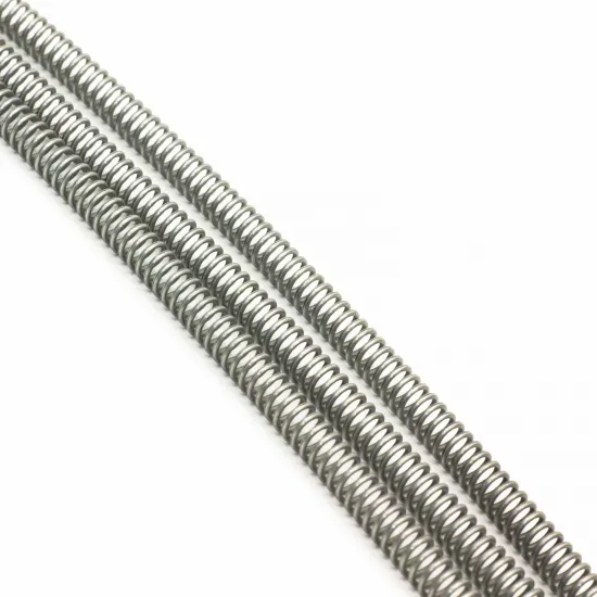 Muelle de compresión continuo Ø interior 4 mm – Corte de 1, 2, 3 o 50 cm
