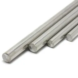 Varilla lisa calibrada y pulida de acero inoxidable AISI 304 h9 Ø10 mm - corte a medida