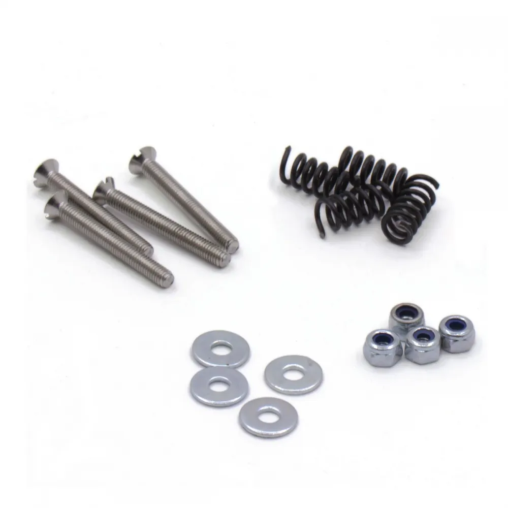 Kit M3 con tornillos avellanados, muelles, arandelas y tuercas autoblocantes para cama caliente