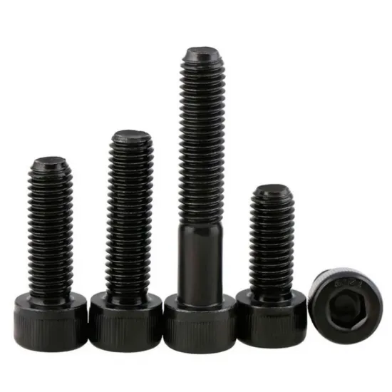 Tornillo Allen DIN 912 / ISO 4762 de cabeza cilíndrica – Acero 8.8 pavonado
