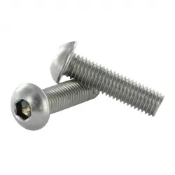 Tornillo ISO 7380 de cabeza abombada Allen – Acero inoxidable A2, M5