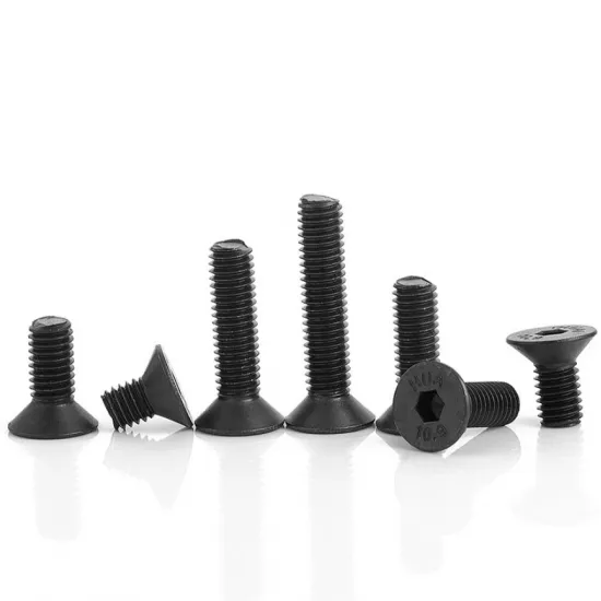 Tornillo Allen DIN 7991 / ISO 10642 de cabeza avellanada – Acero 10.9 pavonado