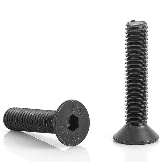 Tornillo Allen DIN 7991 / ISO 10642 de cabeza avellanada – Acero 10.9 pavonado