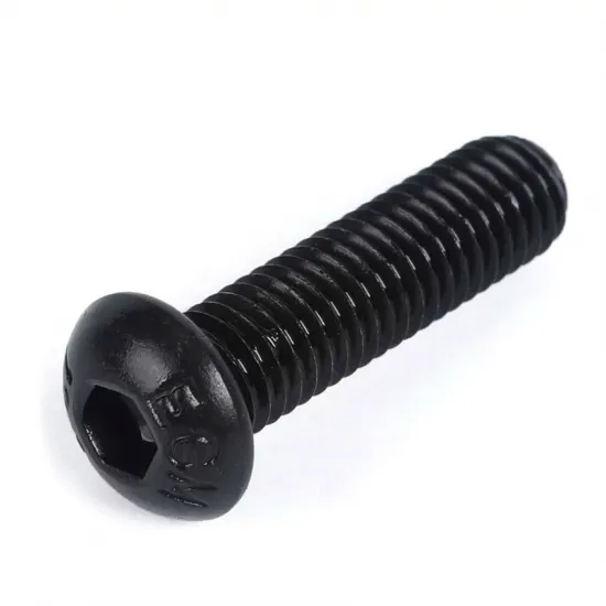 Tornillo Allen ISO 7380 de cabeza abombada – Acero 10.9 pavonado