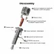 Mellow Goliath AIR V2: hotend de alto flujo 24 V 100 W con PT1000 M3 y boquilla V6 de 0,4 mm