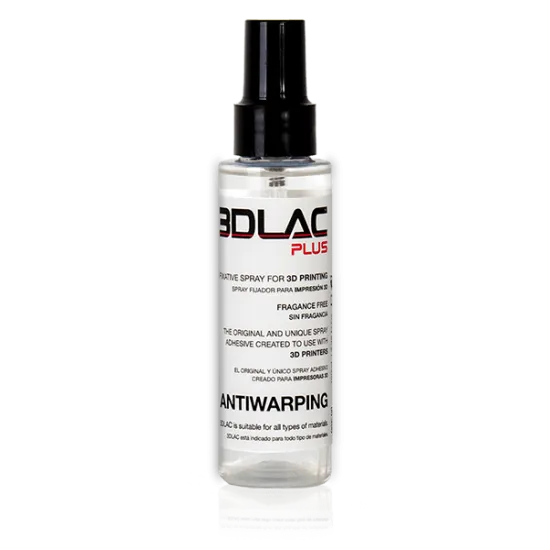 3DLAC Plus adhesivo concentrado para cama de impresión 3D – Pulverizador de 100 ml