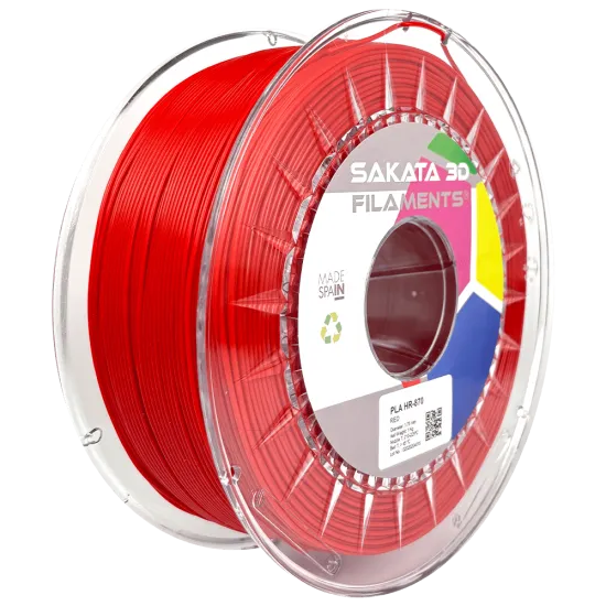 Filamento Sakata 3D PLA HR-870 Ingeo 3D870 1,75 mm — 1 kg, alta resistencia